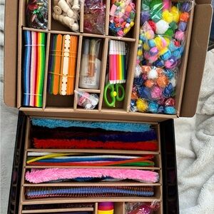 Colorful Craft Supplies Kit